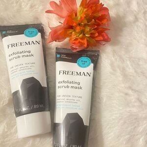 🛍️ x 2 Freeman EXFOLIATING SCRUB MASK For Uneven Texture 3FL .OZ💥